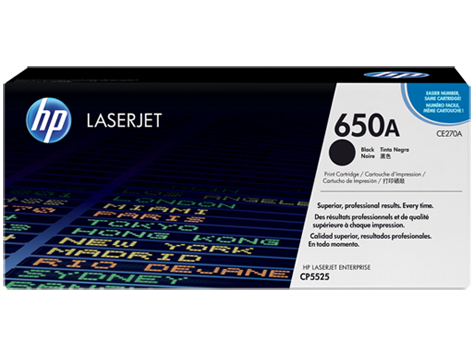 Mực in HP 650A Black LaserJet Toner Cartridge (CE270A)