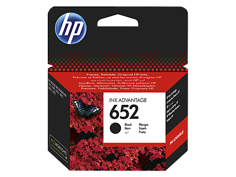 Mực in HP 652 Black Original Ink Advantage Cartridge (F6V25AE)